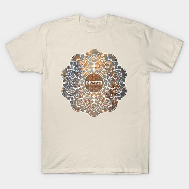 DREAM Mandala Art T-Shirt by Heartsake